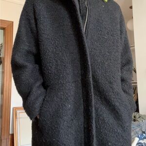 H&M Black Pea Coat